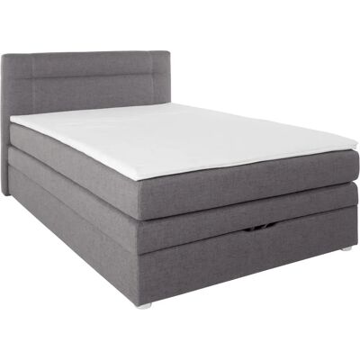 JOCKENHÖFER GRUPPE Carmen Boxspringbett - 120x200cm, Dunkelgrau, Komplettbett JOCKENHÖFER GRUPPE Carmen Boxspringbett - 120x200cm, Dunkelgrau, Komplettbett