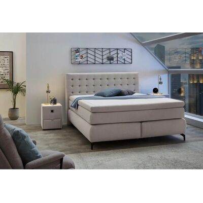 JOCKENHÖFER GRUPPE Jessica - Hellgrau, 180x200, Komplett Boxspringbett JOCKENHÖFER GRUPPE Jessica - Hellgrau, 180x200, Komplett Boxspringbett