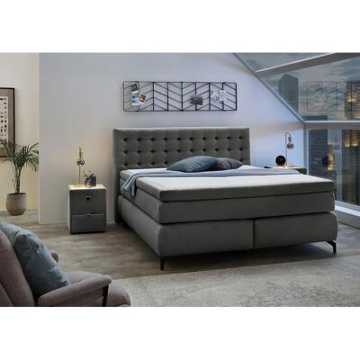 JOCKENHÖFER GRUPPE Jessica Dunkelgraues Boxspringbett JOCKENHÖFER GRUPPE Jessica Dunkelgraues Boxspringbett