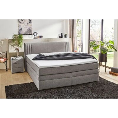 JOCKENHÖFER GRUPPE Amira - Grau Boxspringbett, 180x200cm, mit Stauraum & Topper JOCKENHÖFER GRUPPE Amira - Grau Boxspringbett, 180x200cm, mit Stauraum & Topper