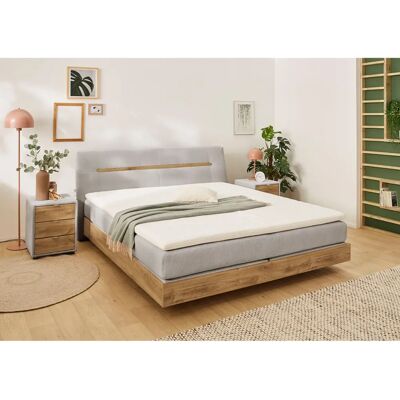 JOCKENHÖFER GRUPPE Hetty Boxspringbett - 180x200cm, grau, Komplettbetten, Chenille, Härtegrad 4 JOCKENHÖFER GRUPPE Hetty Boxspringbett - 180x200cm, grau, Komplettbetten, Chenille, Härtegrad 4