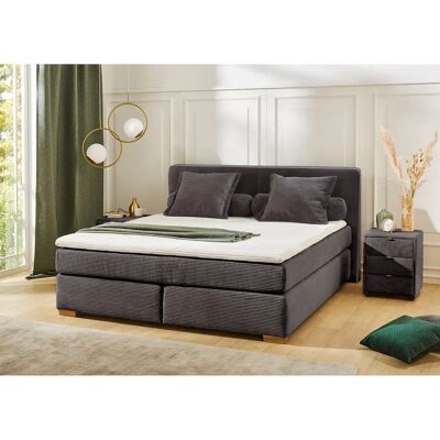 JOCKENHÖFER GRUPPE Romy Microfaser Grau Boxspringbett - Boxspringbett JOCKENHÖFER GRUPPE Romy Microfaser Grau Boxspringbett - Boxspringbett