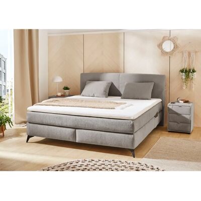 Jockenhöfer Gruppe Kira 160x200cm grau Microfaser Boxspringbett Jockenhöfer Gruppe Kira 160x200cm grau Microfaser Boxspringbett