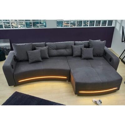 JOCKENHÖFER GRUPPE Laredo Mikrofasersofa - 322x88x120 cm - RGB LED, Bluetooth JOCKENHÖFER GRUPPE Laredo Mikrofasersofa - 322x88x120 cm - RGB LED, Bluetooth