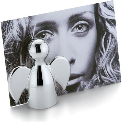 Supporto foto Philippi Angelo - Design moderno, altezza 3,7cm, finitura nichel Supporto foto Philippi Angelo - Design moderno, altezza 3,7cm, finitura nichel