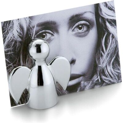 Supporto foto Philippi Angelo - Design moderno, altezza 3,7cm, finitura nichel Supporto foto Philippi Angelo - Design moderno, altezza 3,7cm, finitura nichel