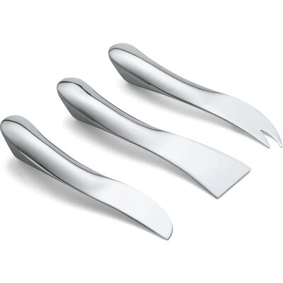 Philippi WAVE Käsemesserset - Silber - 3-teilig Philippi WAVE Käsemesserset - Silber - 3-teilig