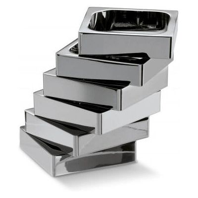 Philippi Zick Zack Stifthalter - Modernes Nickel-Design Philippi Zick Zack Stifthalter - Modernes Nickel-Design