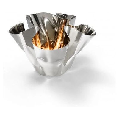 Suport pentru lumânări Philippi Margeaux - Oțel inoxidabil - 17cm - Artizanal Suport pentru lumânări Philippi Margeaux - Oțel inoxidabil - 17cm - Artizanal