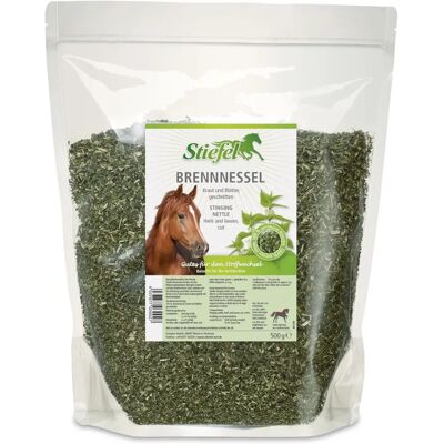 Stiefel Brennnessel für Pferde - Unterstützt Stoffwechsel - 500g Stiefel Brennnessel für Pferde - Unterstützt Stoffwechsel - 500g