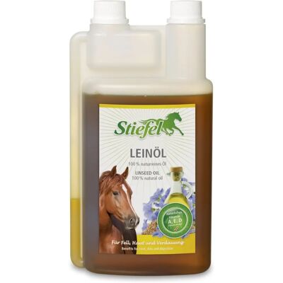 Set d'Huile de Lin Stiefel - 2x1000ml - Omega-3, Vitamine D - Publicité Set d'Huile de Lin Stiefel - 2x1000ml - Omega-3, Vitamine D - Publicité
