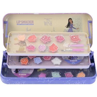 Lip Smacker Disney Wish: Boîte beauté triple couche Lip Smacker Disney Wish: Boîte beauté triple couche
