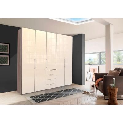 Wiemann Loft Kleiderschrank Beige - Kleiderschrank mit Glasfront Wiemann Loft Kleiderschrank Beige - Kleiderschrank mit Glasfront