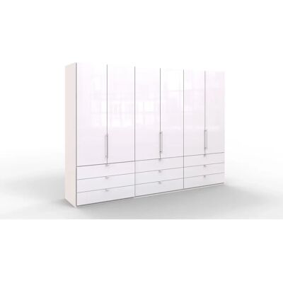 WIEMANN Loft Kleiderschrank - 6-türig Glasfront, 300cm WIEMANN Loft Kleiderschrank - 6-türig Glasfront, 300cm