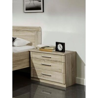 Wiemann Meran Nachttisch - 3-Schubladen Beige Nachttisch - Made in Germany Wiemann Meran Nachttisch - 3-Schubladen Beige Nachttisch - Made in Germany