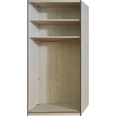 WIEMANN Meran beiger Kleiderschrank - 2 Türen, 196cm hoch, 99,4cm breit - Kleiderschrank WIEMANN Meran beiger Kleiderschrank - 2 Türen, 196cm hoch, 99,4cm breit - Kleiderschrank