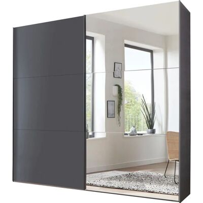 Wiemann Korfu Kleiderschrank - Modernes Design, 2 Türen, Spiegel, Einfache Montage Wiemann Korfu Kleiderschrank - Modernes Design, 2 Türen, Spiegel, Einfache Montage