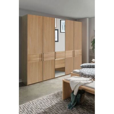 WIEMANN Kiruna Kleiderschrank - 5-türig, Braun, Kristallspiegel, 246cm Breit WIEMANN Kiruna Kleiderschrank - 5-türig, Braun, Kristallspiegel, 246cm Breit