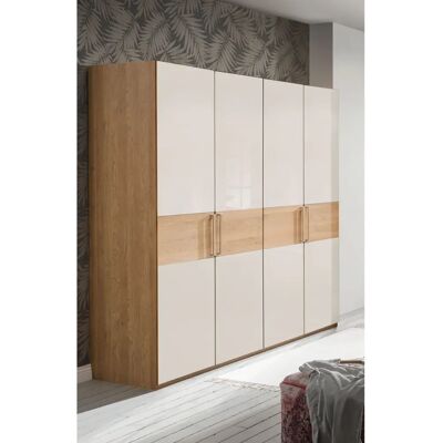 WIEMANN Kiruna Kleiderschrank - 4-türig, Braun, 217cm hoch WIEMANN Kiruna Kleiderschrank - 4-türig, Braun, 217cm hoch