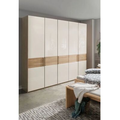 WIEMANN Kiruna Kleiderschrank - 5-türig Braun mit Glas WIEMANN Kiruna Kleiderschrank - 5-türig Braun mit Glas