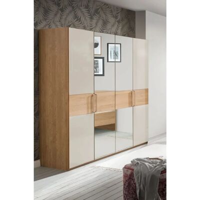 WIEMANN Kiruna Kleiderschrank - 4-türig, braun, 197x58 cm WIEMANN Kiruna Kleiderschrank - 4-türig, braun, 197x58 cm