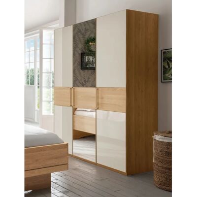 Wiemann Kiruna Kleiderschrank - Holz, Glas, 3 Türen Wiemann Kiruna Kleiderschrank - Holz, Glas, 3 Türen