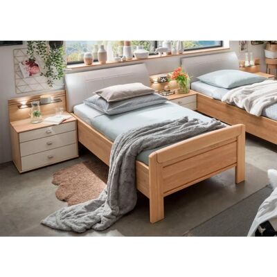 Wiemann Kiruna Bett - 120x200cm - Braun & Champagner - Ohne Matratze Wiemann Kiruna Bett - 120x200cm - Braun & Champagner - Ohne Matratze