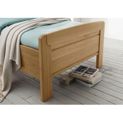 WIEMANN Kiruna Holzbett - 140x200cm - Braun/Champagner - Schlafzimmermöbel WIEMANN Kiruna Holzbett - 140x200cm - Braun/Champagner - Schlafzimmermöbel
