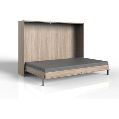 WIMEX Juist Schrankbett - Eiche Sägerau - Horizontal klappbar - 140x200cm - Made in Germany WIMEX Juist Schrankbett - Eiche Sägerau - Horizontal klappbar - 140x200cm - Made in Germany