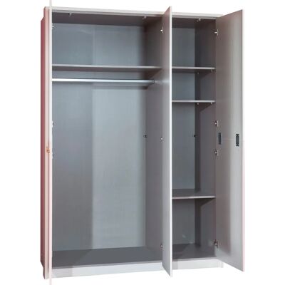 WIMEX Cindy2 Kleiderschrank - 3 Türen, 4 Regale, Spanplatte WIMEX Cindy2 Kleiderschrank - 3 Türen, 4 Regale, Spanplatte