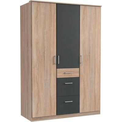 WIMEX Click Kleiderschrank grau - Kleiderschrank WIMEX Click Kleiderschrank grau - Kleiderschrank