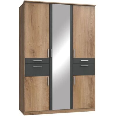 Armoire KOBLENZ de Wimex - 4 portes avec miroir et tiroirs - Publicité Armoire KOBLENZ de Wimex - 4 portes avec miroir et tiroirs - Publicité