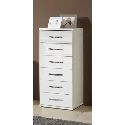 WIMEX Tromo Weiß Hochglanz Kommode - Sideboard/Schubladenkommode WIMEX Tromo Weiß Hochglanz Kommode - Sideboard/Schubladenkommode
