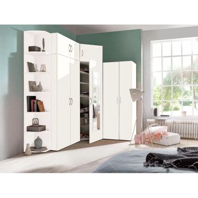 WIMEX Kleiderschrank - Multiraumkonzept - 40cm breit, 185cm hoch, 54cm tief - Weiß WIMEX Kleiderschrank - Multiraumkonzept - 40cm breit, 185cm hoch, 54cm tief - Weiß