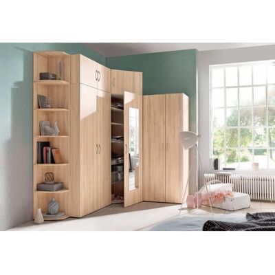 Wimex 185x40x54cm Beiger Multiraum-Kleiderschrank - Kleiderschrank Wimex 185x40x54cm Beiger Multiraum-Kleiderschrank - Kleiderschrank