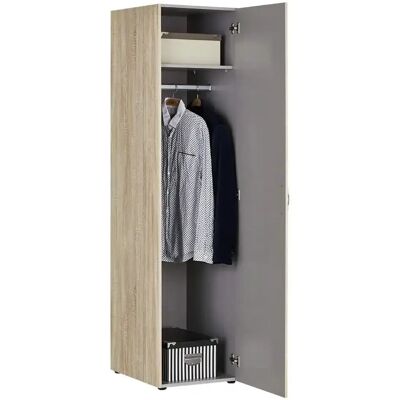 Wimex Mehrzweckschrank - 45x185x54 cm - Beige - Kleiderschrank Wimex Mehrzweckschrank - 45x185x54 cm - Beige - Kleiderschrank