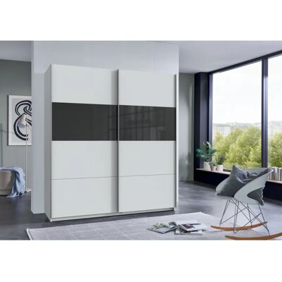 WIMEX Bramfeld Kleiderschrank - Glasdetails - 180x198 cm WIMEX Bramfeld Kleiderschrank - Glasdetails - 180x198 cm