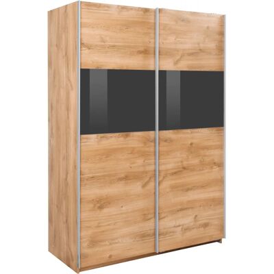 WIMEX Bramfeld Kleiderschrank - Glas & Holz - 135cm x 198cm WIMEX Bramfeld Kleiderschrank - Glas & Holz - 135cm x 198cm