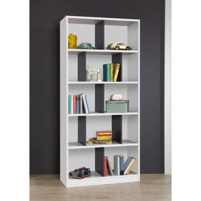 WIMEX Joker Bücherregal - Weiß, 90x198x38cm WIMEX Joker Bücherregal - Weiß, 90x198x38cm