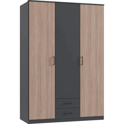 Wimex Fulda Kleiderschrank - 2 Schubladen, 3 Türen - 135x199x58cm Wimex Fulda Kleiderschrank - 2 Schubladen, 3 Türen - 135x199x58cm