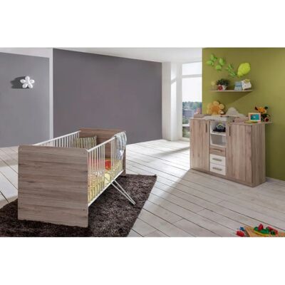 WIMEX Bergamo Babymöbel-Set - Weiß, Höhenverstellbares Bett, Stauraum WIMEX Bergamo Babymöbel-Set - Weiß, Höhenverstellbares Bett, Stauraum