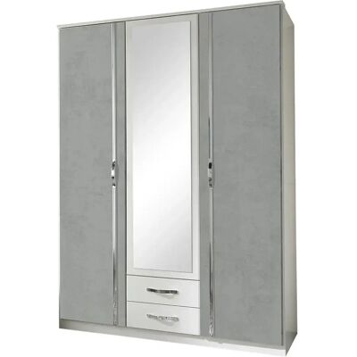 Wimex Duo Kleiderschrank - 3-türig, Weiß, 135x58x199 cm Wimex Duo Kleiderschrank - 3-türig, Weiß, 135x58x199 cm