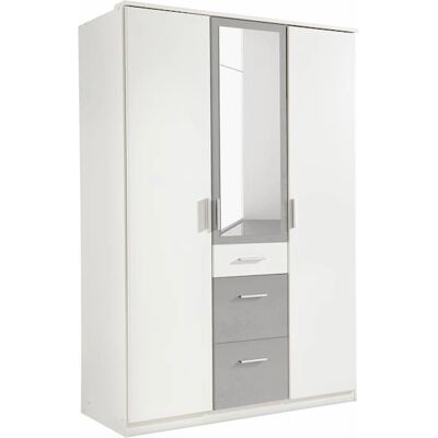 WIMEX Joker Kleiderschrank - 3-Türig Grau WIMEX Joker Kleiderschrank - 3-Türig Grau