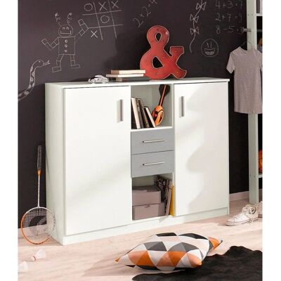 WIMEX Joker Sideboard - 2 Einlegeböden, 124cm, Weiß WIMEX Joker Sideboard - 2 Einlegeböden, 124cm, Weiß