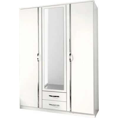 WIMEX Duo Kleiderschrank - 3-türiger Weißer Schrank WIMEX Duo Kleiderschrank - 3-türiger Weißer Schrank