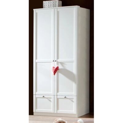 WIMEX Filou Kleiderschrank - Soft-Close, 2 Türen, Weiß WIMEX Filou Kleiderschrank - Soft-Close, 2 Türen, Weiß