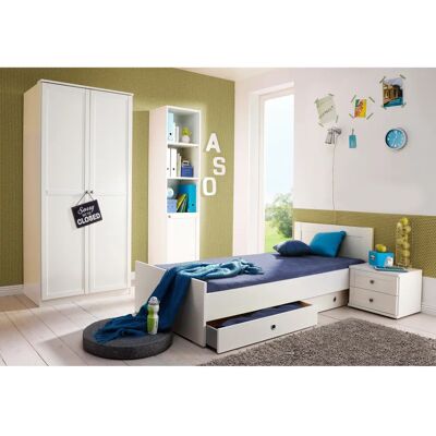 WIMEX Filou Bett - 90x200cm, Weiß, Kinder, Jugend, Stauraum WIMEX Filou Bett - 90x200cm, Weiß, Kinder, Jugend, Stauraum