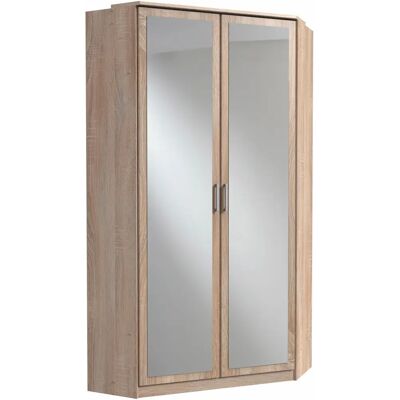 Wimex Click Eckkleiderschrank - Platzsparend, 2 Spiegeltüren Wimex Click Eckkleiderschrank - Platzsparend, 2 Spiegeltüren
