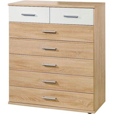 Wimex Greven Sideboard - 5 Schubladen, Weiß Wimex Greven Sideboard - 5 Schubladen, Weiß