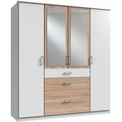 WIMEX Click Kleiderschrank - 4-türig, modern, weiß WIMEX Click Kleiderschrank - 4-türig, modern, weiß